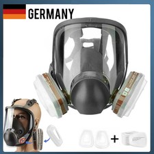 Atemschutz Vollmaske Gasmaske 6800 Staubmaske Lackiermaske Mit Wechselfiltern