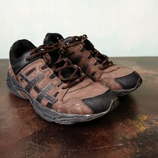 Shamp Damenschuhe Halbschuhe Sneaker Lederimitat braun Gr. 39 Freizeitschuhe