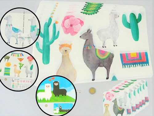 Lama alpaca tischset stk - lama/alpaca, stk.