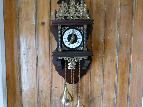 Vintage dutch zaanse wanduhr - vintage,