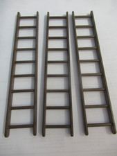 3 x Leiter  dunkelbraun zu