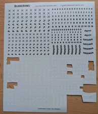 Blood Bowl: Halblingen/Halfing Team Transfer Sheet (Games Workshop)