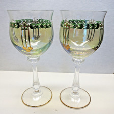 6x Jugendstil Weingläser