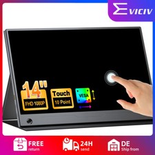 14" Portable Monitor Touchscreen 1080P Externer Tragbarer Bildschirm Für PC PS5