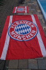 Gepflegte FC Bayern München Bettwäsche 130x190cm/ 80x75cm