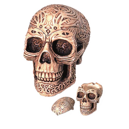 Totenkopf aschenbecher zum - totenkopf,
