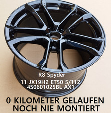 Original R8 Spyder Felgen 11 JX19H2 ET50 5/112 Hinterachse 4S0601025BL AX1 (10)