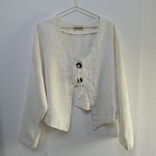 Flaxxxs Leinenjacke weiß