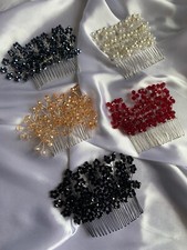 Luxus Haarkamm Hochzeitschmuck Brautschmuck Hochzeit Haarschmuck Perlen Strass 