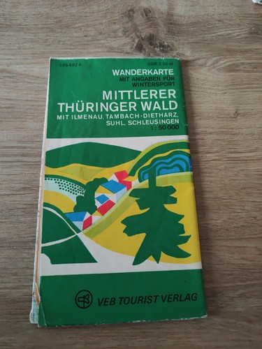 Wanderkarte ddr mittlerer - wanderkarte,