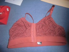 Wäsche pur@ BH @rostrot, 85 Cup A, Vorne zu schließen @Neu!