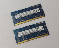 Hynix Notebook RAM 2x 4GB = 8GB 1Rx8 PC3L-12800S So-Dimm DDR3L 1,35V Speicher