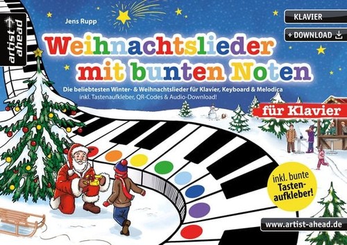 Weihnachtslieder mit bunten