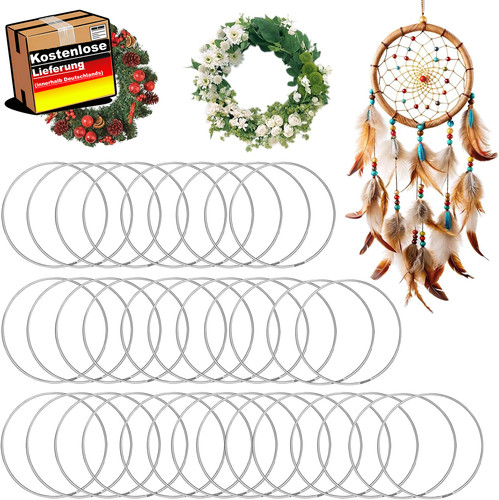 Metallringe 8cm für basteln - 8cm,
