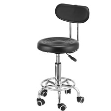 Arbeitshocker Rollhocker Drehstuhl Drehhocker Stuhl Sitz Hocker mit Lehne