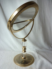 Spiegel Standspiegel Kosmetikspiegel 2,5 facher Vergrößerung H 36 cm  Ø 18 cm