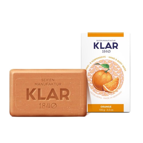 Klar seife orange 100 - seife, vegan