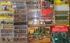 SPUR H0 Konvolut Figuren und Landschaftsbau-Zubehör (020)