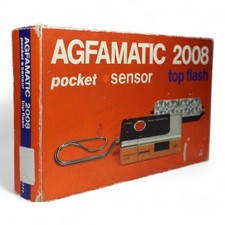 Agfa Agfamatic 4008 Pocket Sensor Pocketkamera OVP komplett getestet gut vintage