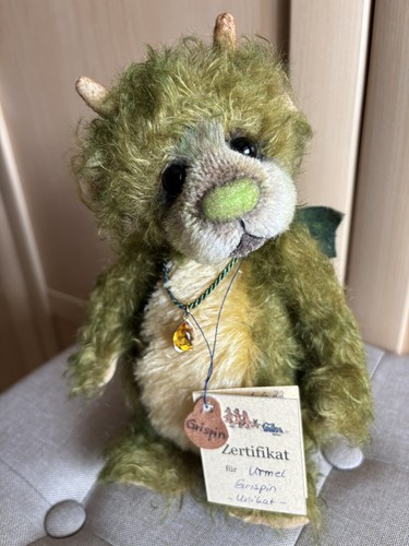 Künstlerteddy drache urmel - kÜnstlerteddy,