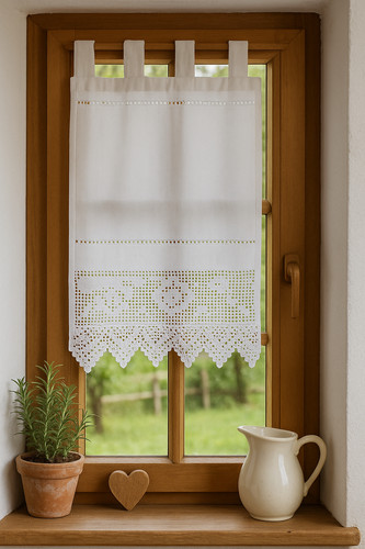 Fenstervorhang baumwolle - fenstervorhang,