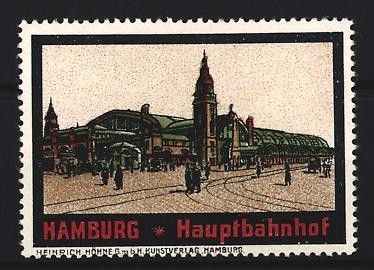 Reklamemarke hamburg - reklamemarke,