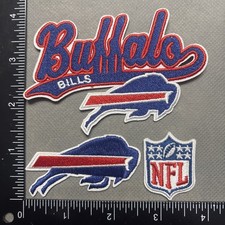LOT OF 3 BUFFALO BILLS IRON ON