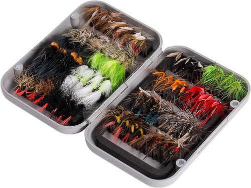Fliegenfischset mit fliegenbox - mit,
