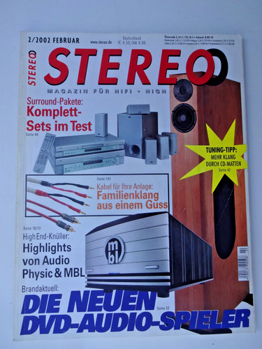 Stereo musical fidelity - stereo, 2/02,