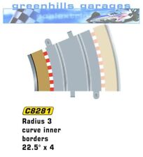 Greenhills Scalextric Radius 3 Kurve innen x 4 22,5 Grad C8281 - Neu - MAC...