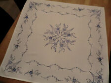 Blaudruck Tischdecke  Mitteldecke Alt Luxemburg 100x100  NEU