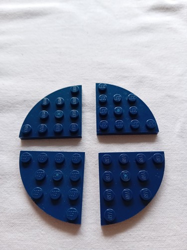 4 x legoplatten 4x4 - nr,