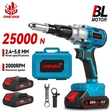 25000N Akku Nietpistole Blindnietgerät Elektrisch Popnietenzange für Makita 18V 