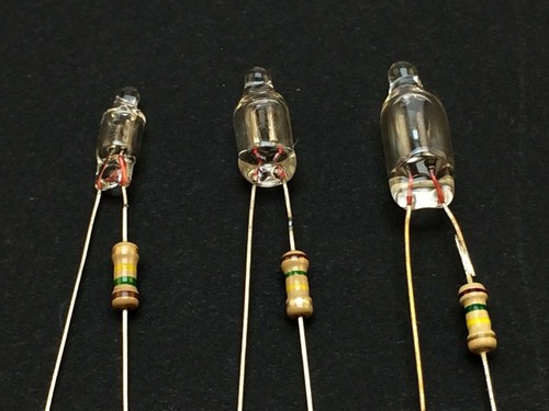Neon glimmlampe mit - 5x,