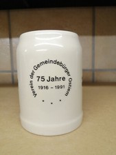 Jever Bierkrug Seidel Keramik Stein Rarität 0,5 l Gemeindebürger Ostiem 1991 J06