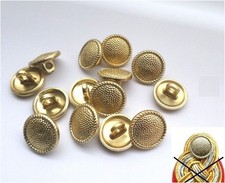 14x Knopf für Uniform - Schulterstücke General NVA STASI DDR East german Knöpfe