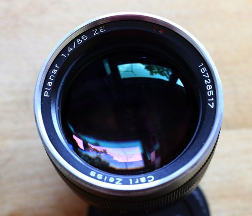 Zeiss planar 85mm 4 - t*, ze