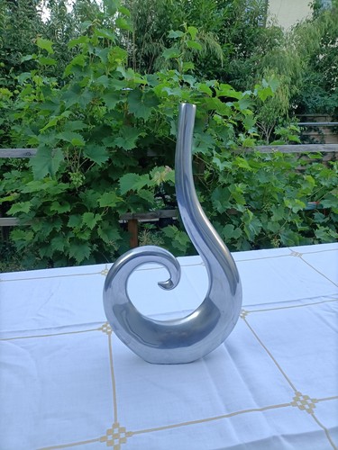 Moderne deko vase aluminium - moderne,