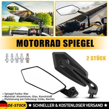 2X Motorradspiegel Lenkerenden