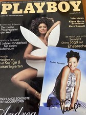 Andrea Kempter AK original handsigniert und Playboy 8/2006