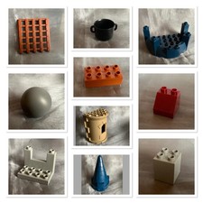 LEGO Duplo Ersatzteile fü Ritterburg Wand Kugel Fallgitter Turm Spitze Brüstung