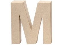 Glorex Papp-Buchstabe M 17,5 x