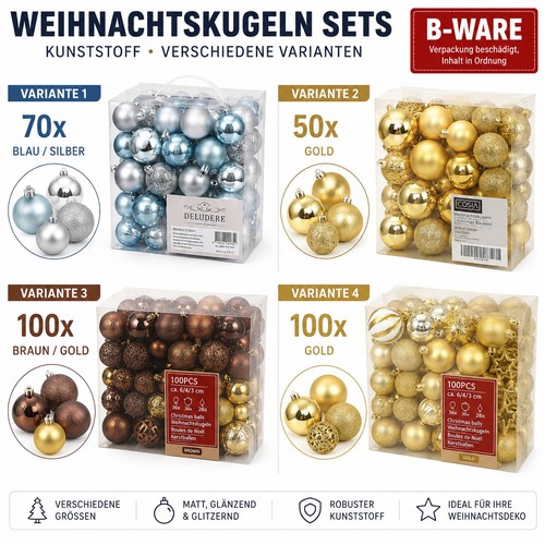 Weihnachtskugeln set - weihnachtskugeln,