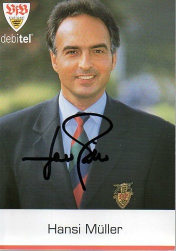 Autogramm hansi müller - autogramm, (vfb
