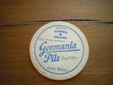 Bierdeckel  Bier  Brauerei  Germania Hersel Wissen