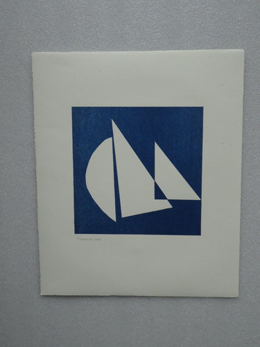 Moderne kunst lithografie - moderne,