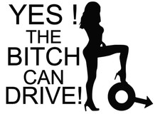 Yes the Bitch can drive