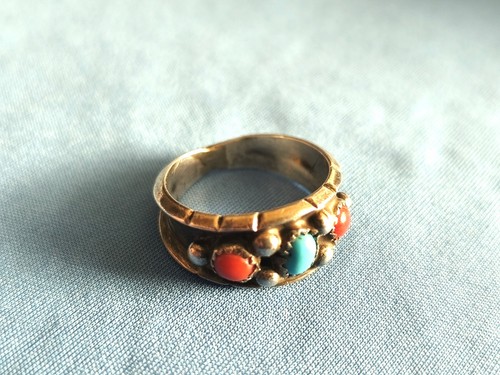 Native american navajo ring - native,