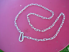 Knotenkette, Absperrkette, mit Karabinerhaken, ca. 1,7 m lang / TOP Zustand 