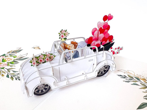 Pop karte hochzeit - up,